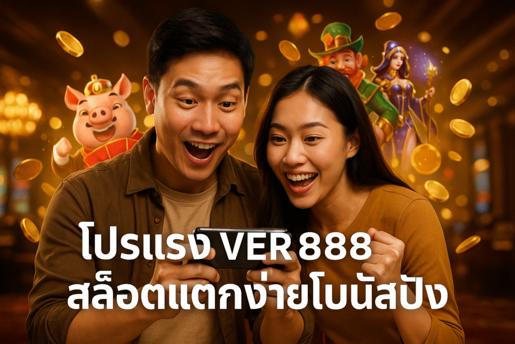 โปรแรง VER888 สล็อตแตกง่าย โบนัสปัง