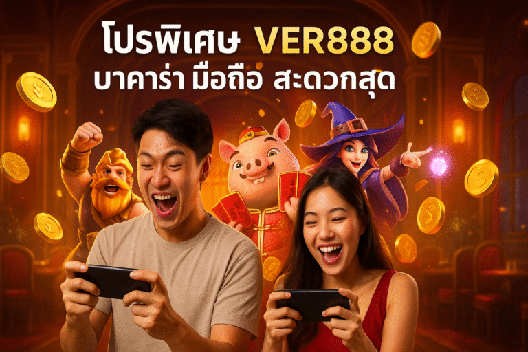 โปรพิเศษ VER888 บาคาร่า มือถือ สะดวกสุด
