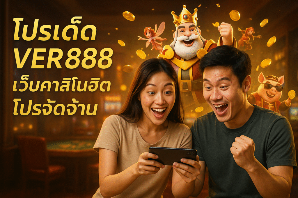 โปรเด็ด VER888 เว็บคาสิโนฮิต โปรจัดจ้าน