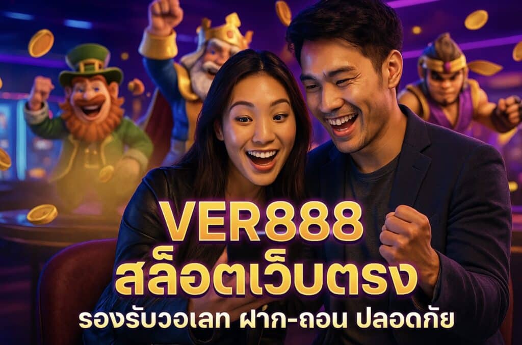 VER888 สล็อตเว็บตรง รองรับวอเลท ฝาก-ถอน ปลอดภัย