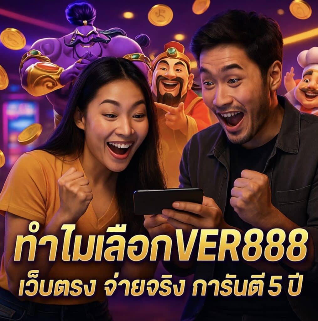 ทำไมเลือก VER888 เว็บตรง จ่ายจริง การันตี 5 ปี