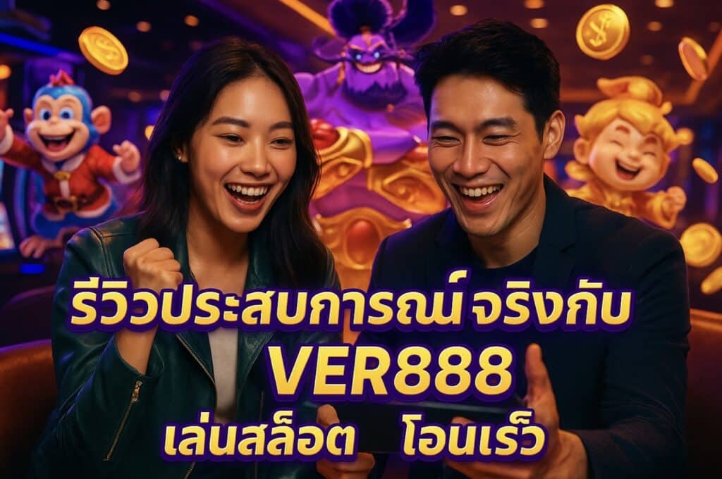 รีวิวประสบการณ์จริงกับ VER888 เล่นสล็อต โอนเร็ว